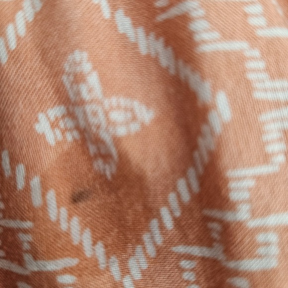 Chico Size 1 (M 8) Peach Dress Elastic Top Sleeveless Women's Casual Wear - Picture 7 of 7